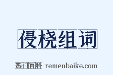 侵桡组词是什么意思的图片